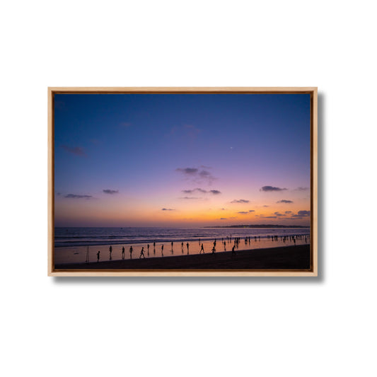 Versova Beach, Mumbai – Twilight Silhouettes on the Shore | Fine Art Wall Photography Print