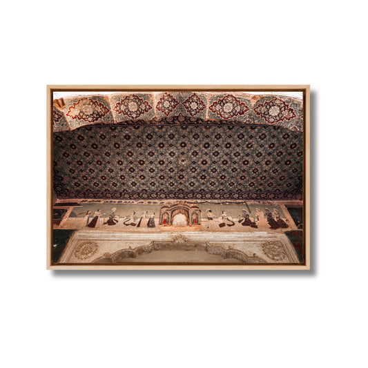 Galtaji Temple – Inner Wall Frescoes of Indian Mythology, Jaipur | Fine Art Wall Photography Print