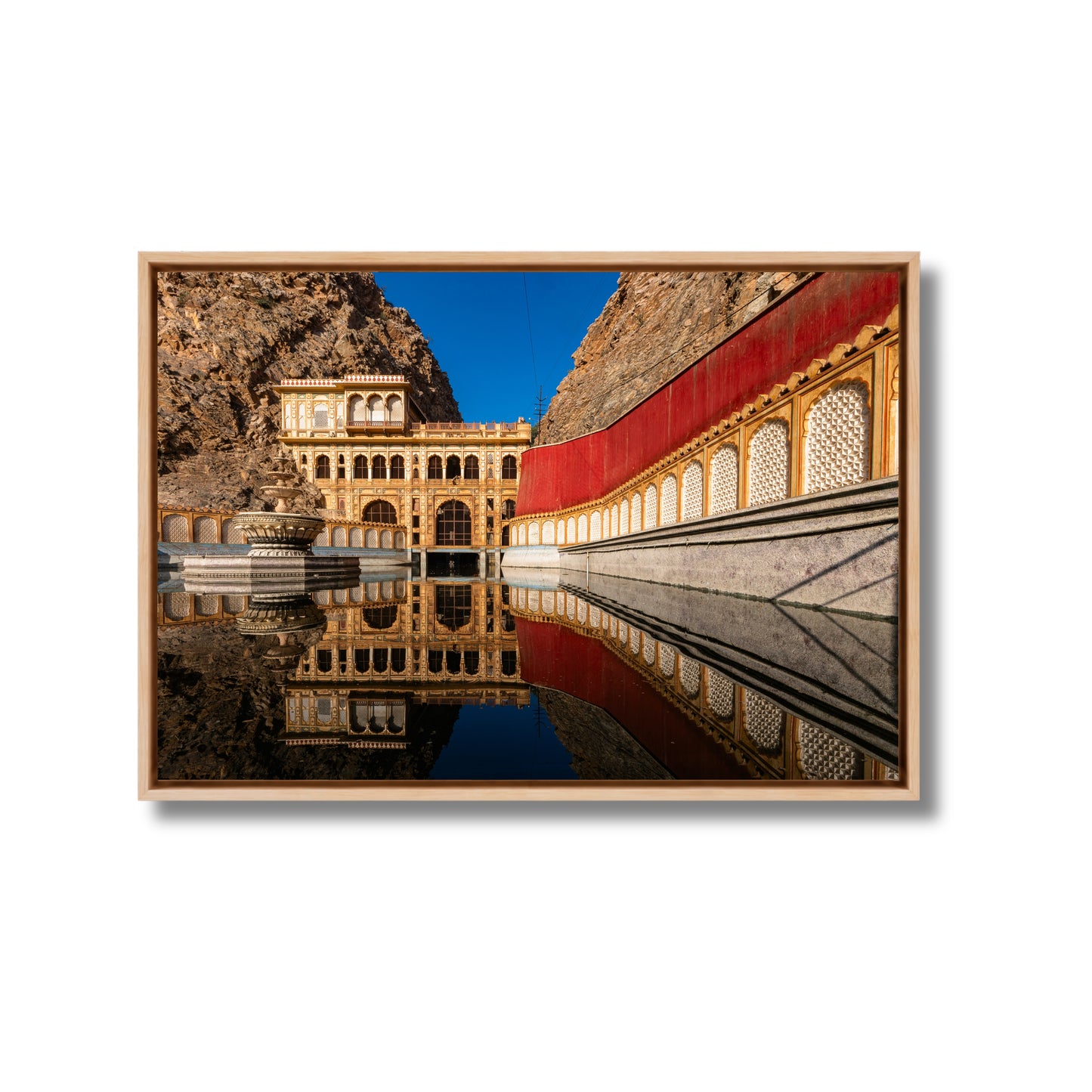 Galtaji Temple Jaipur – Sacred Kund Reflection, Aravalli Gorge & Ancient Heritage | Fine Art Wall Photography Print