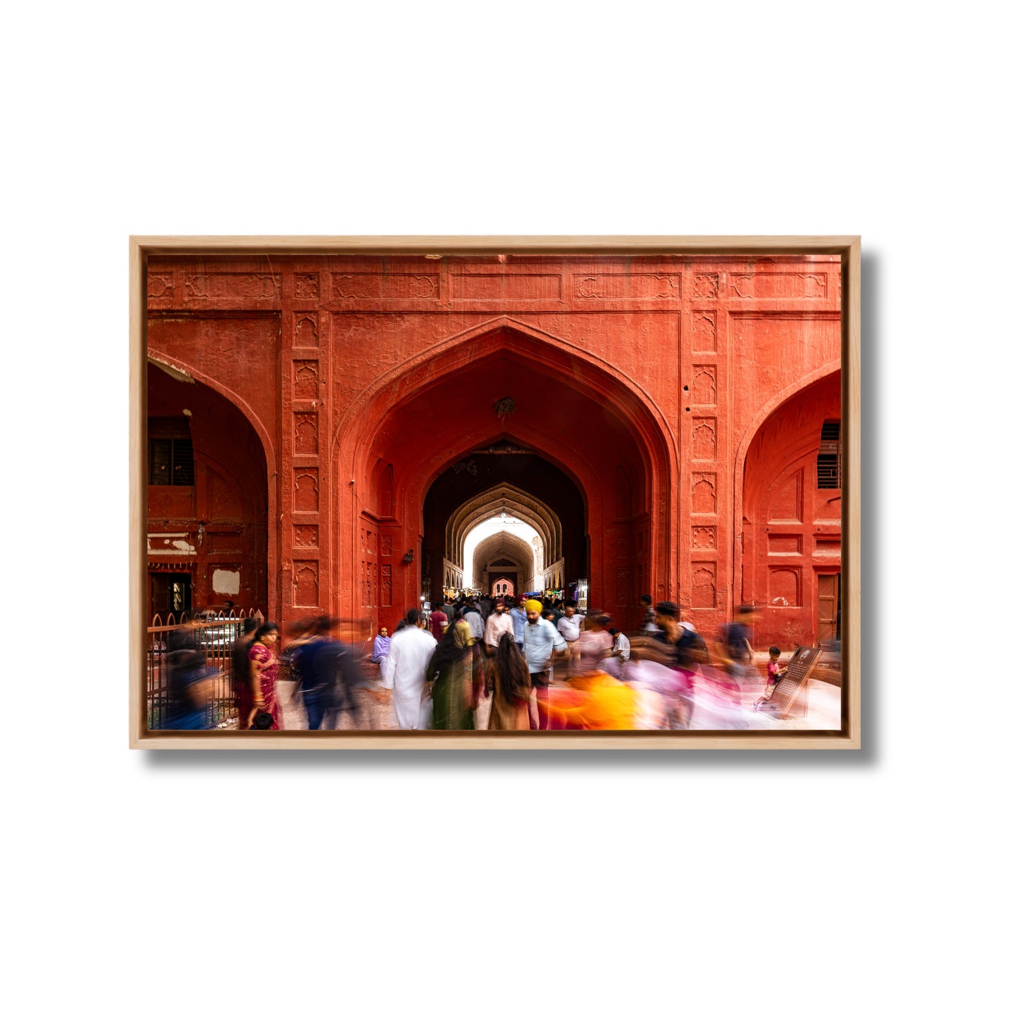 Red Fort Delhi – Bazaar Lanes, Mughal Arches & the Flow of Life | Fine Art Wall Photography Print