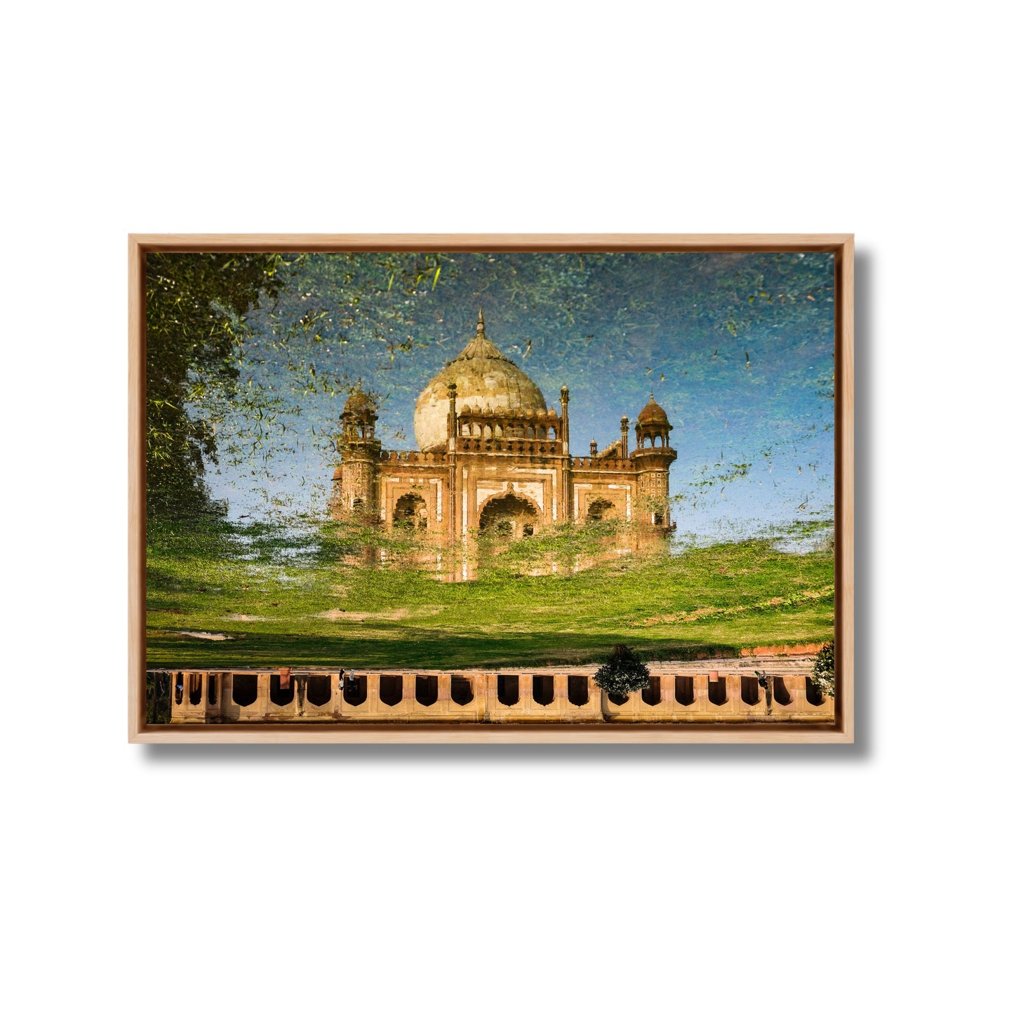 Safdarjung Tomb – Captured in Reflection | Astounding Symmetry & Mughal Grandeur | Fine Art Wall Photography Print