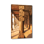 Qutub Complex – Pillars in Morning Light | Stone, Sun & the Story of Indian Heritage | Fine Art Wall Photography Print
