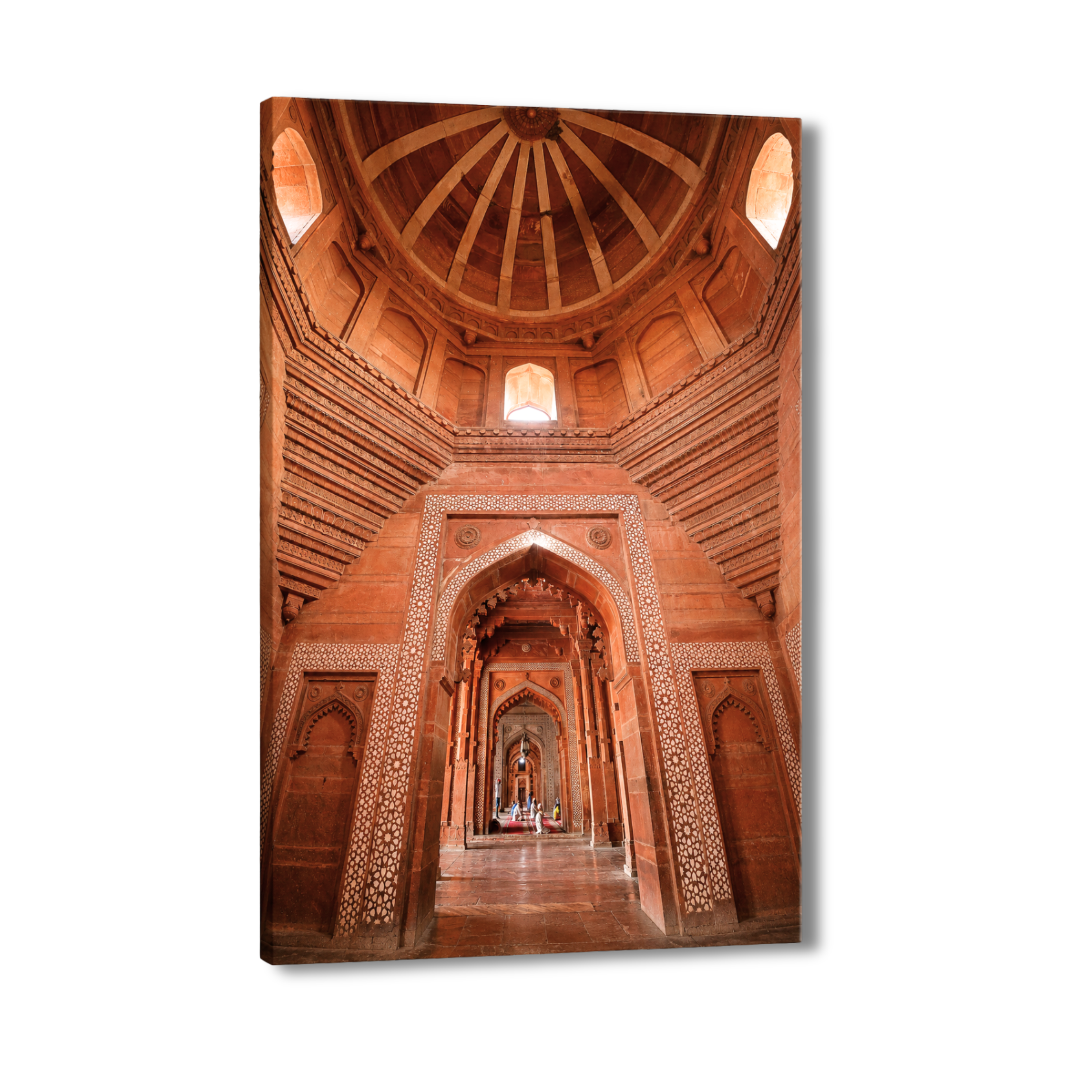 Fatehpur Sikri – The Hallway of Jami Masjid | Layered Arches Fine Art Wall Photography Print