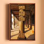 Qutub Complex – Pillars in Morning Light | Stone, Sun & the Story of Indian Heritage | Fine Art Wall Photography Print