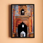 Lodhi Tomb – Winter Evening Light & Silhouette | Frame Within a Frame | Indian Heritage Fine Art Wall Photography Print