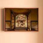 Galta Ji Temple Complex – Frame Within a Frame | Morning Light, Golden Stone & Sacred Depth | Fine Art Wall Photography Print