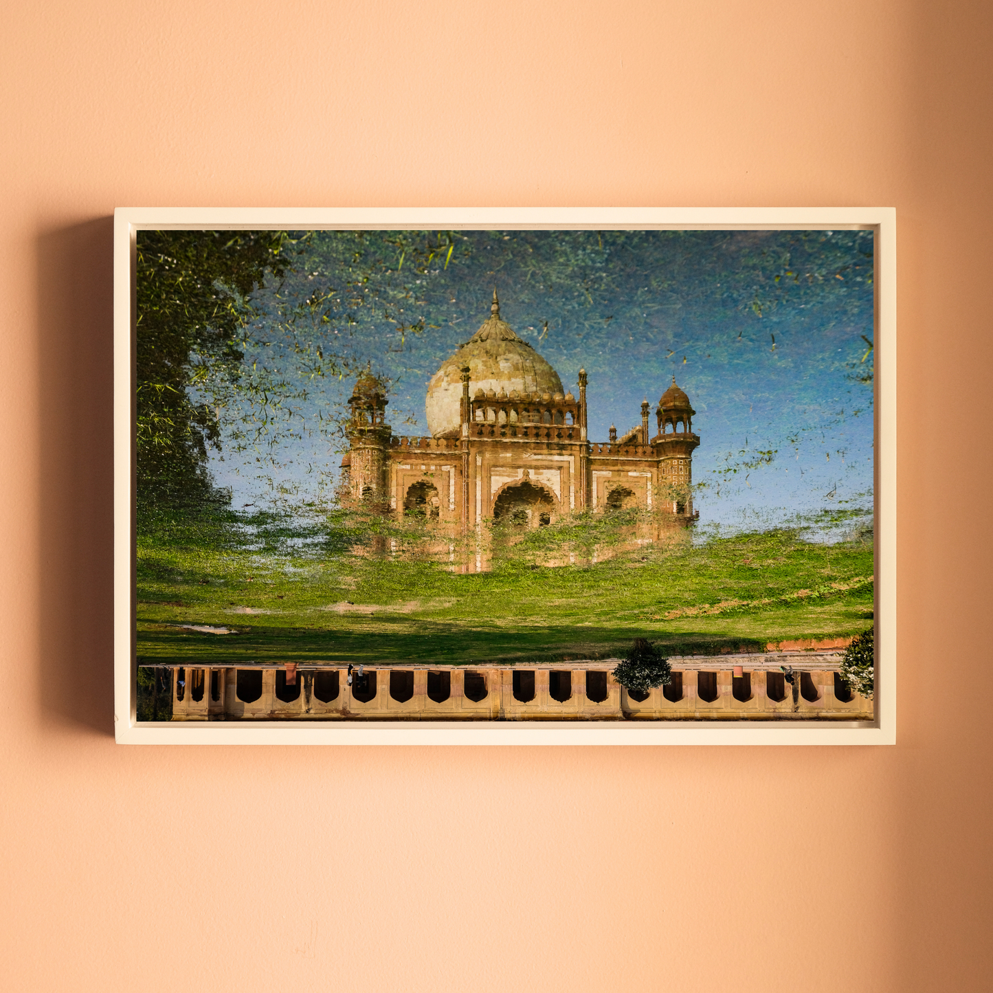 Safdarjung Tomb – Captured in Reflection | Astounding Symmetry & Mughal Grandeur | Fine Art Wall Photography Print