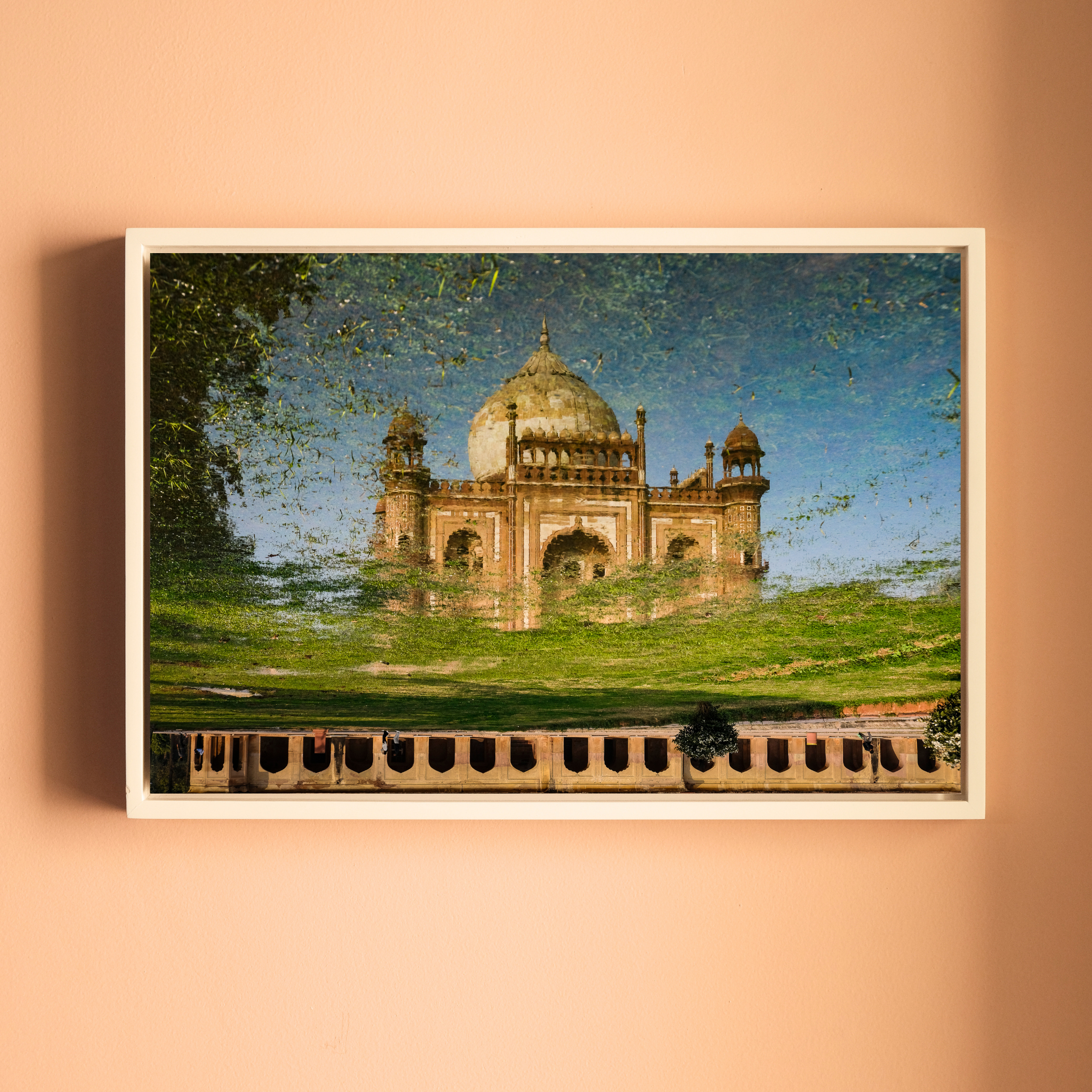 Safdarjung Tomb – Captured in Reflection | Astounding Symmetry & Mughal Grandeur | Fine Art Wall Photography Print